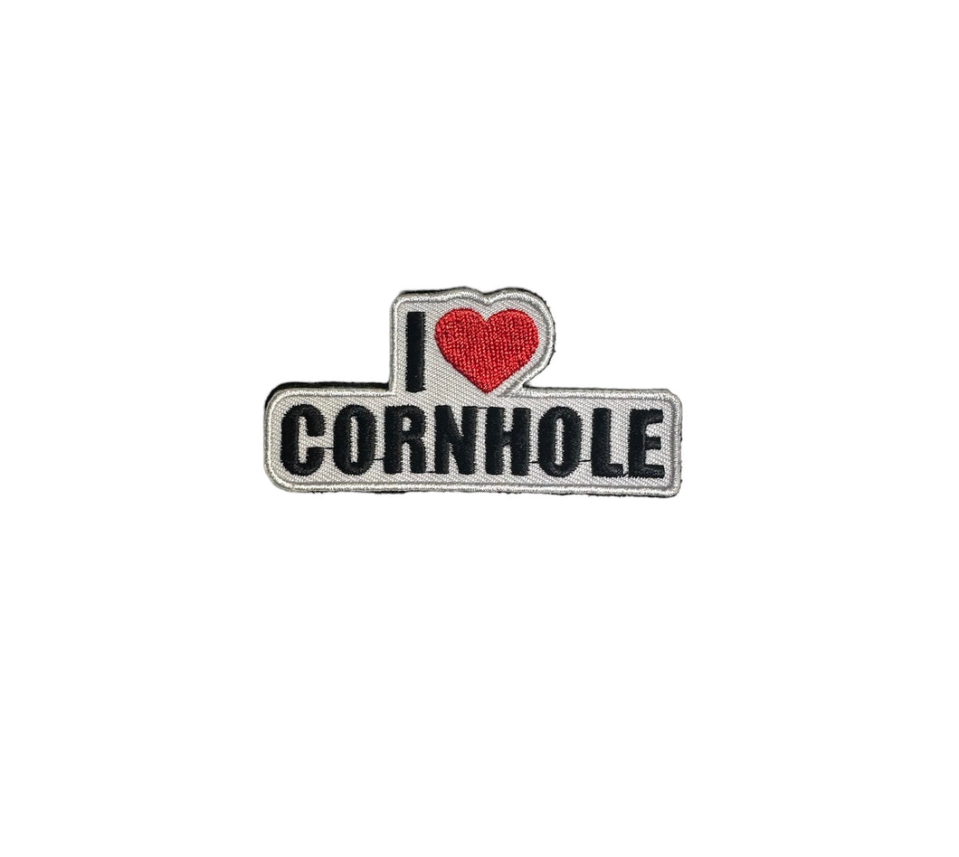 I ❤️ Cornhole Patch