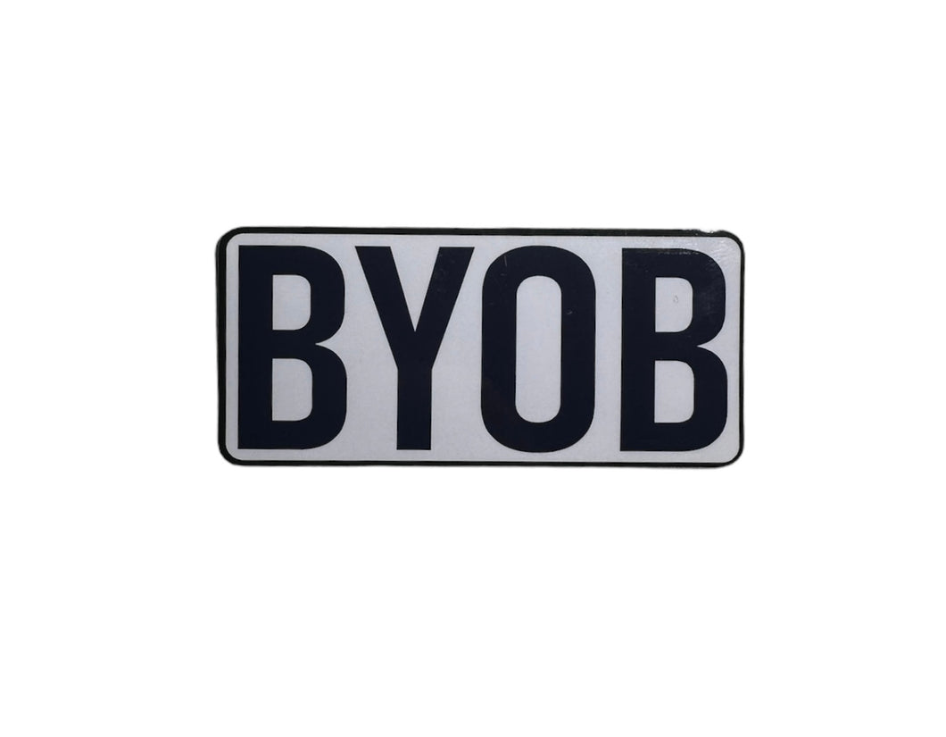 BYOB Sticker