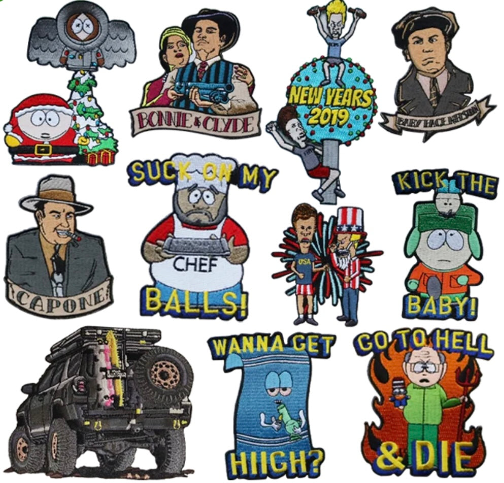 100 Custom PVC Patches – ECL Cornhole Gear