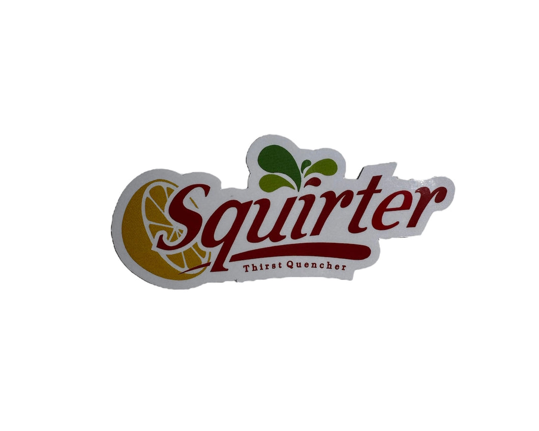 Squirter Sticker