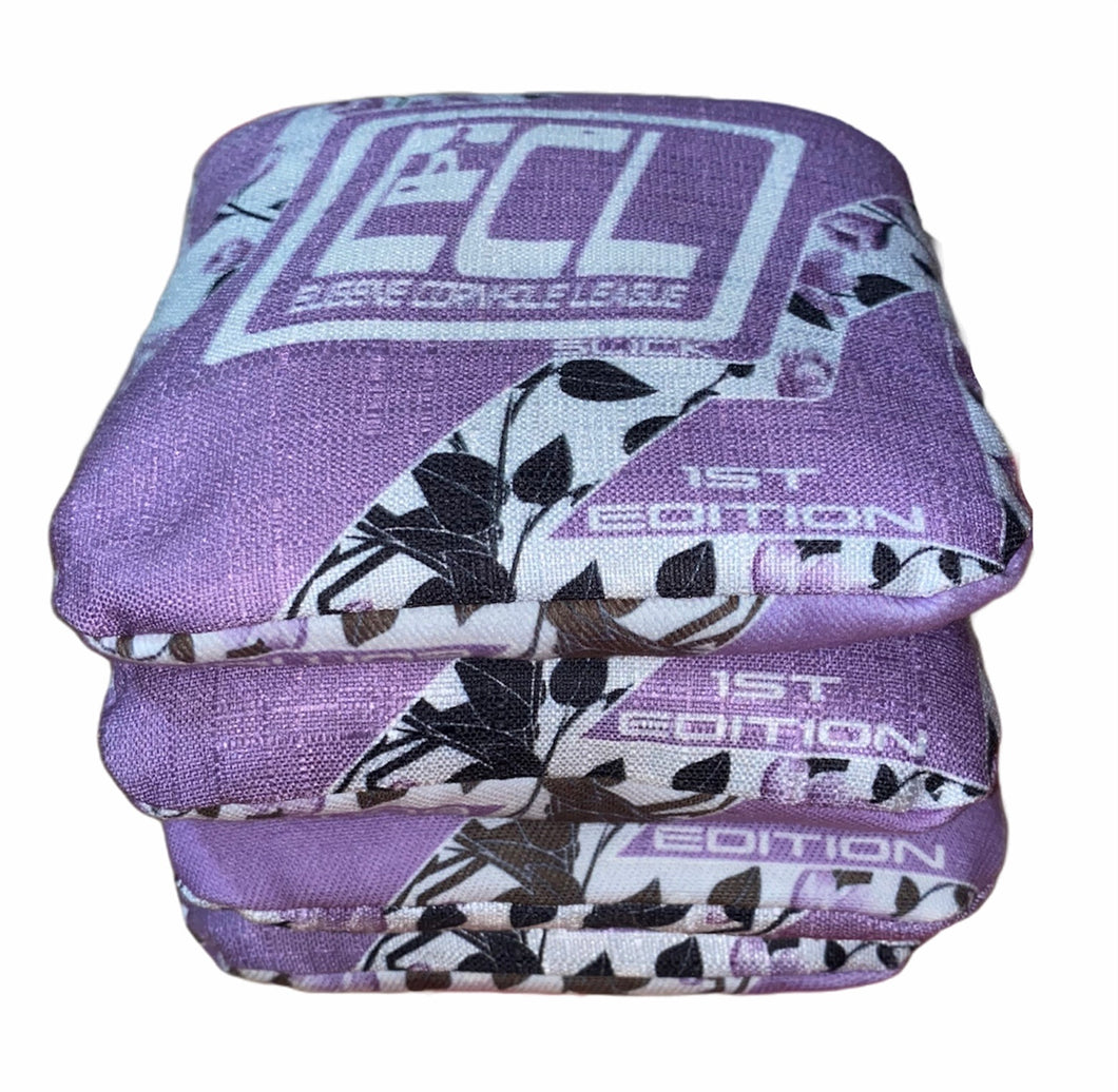 ECL Purple Flower Carpet Bags